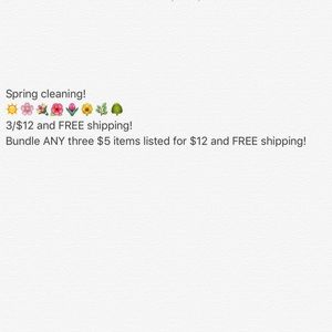 3/$12 and FREE shipping!